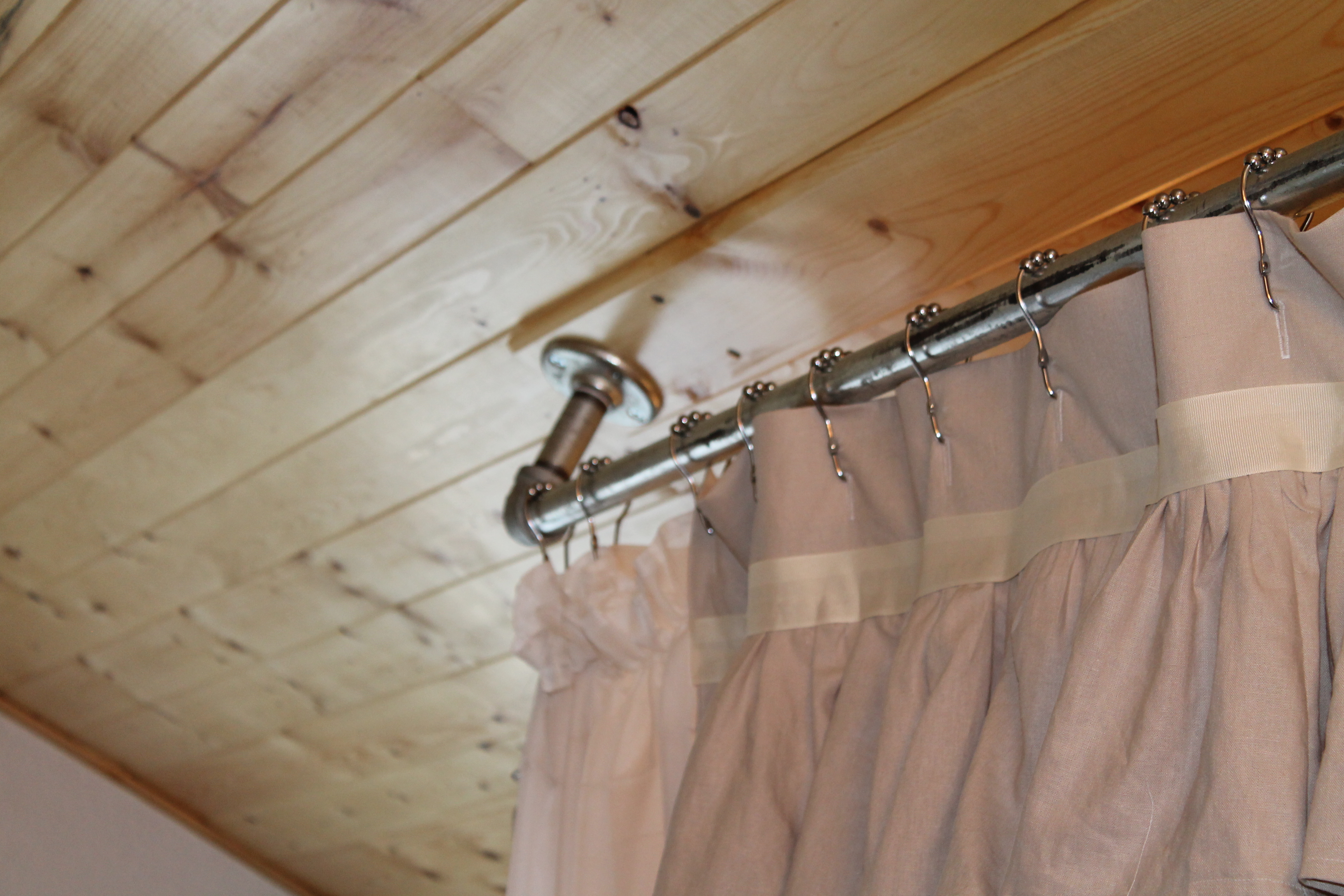 Shabby Chic Kitchen Curtains Bathtub Curtain Rods